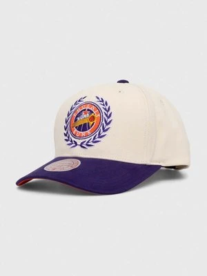 Mitchell&Ness czapka z daszkiem bawełniana Phoenix Suns kolor biały z aplikacją