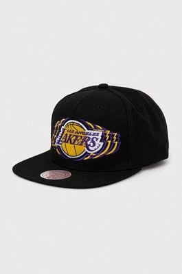 Mitchell&Ness czapka z daszkiem Los Angeles Lakers kolor czarny z aplikacją