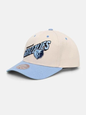 Zdjęcie produktu Mitchell&Ness czapka z daszkiem Memphis Grizzlies kolor beżowy wzorzysta HHSS7555-MGRYYPPPOFWH