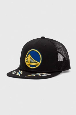 Mitchell&Ness czapka z daszkiem NBA GOLDEN STATE WARRIORS kolor czarny z aplikacją