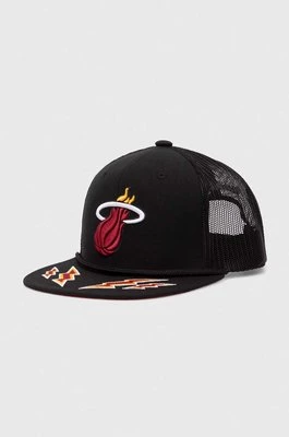 Mitchell&Ness czapka z daszkiem NBA MIAMI HEAT kolor czarny z aplikacją