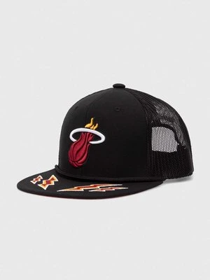 Mitchell&Ness czapka z daszkiem NBA MIAMI HEAT kolor czarny z aplikacją