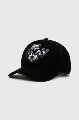 Mitchell&Ness czapka z daszkiem NHL LOS ANGELES KINGS kolor czarny z aplikacją