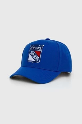 Mitchell&Ness czapka z daszkiem NHL NEW YORK RANGERS kolor niebieski z aplikacją