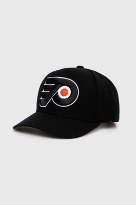 Mitchell&Ness czapka z daszkiem NHL PHILADELPHIA FLYERS kolor czarny z aplikacją