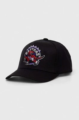 Mitchell&Ness czapka z daszkiem z domieszką wełny NBA TORONTO RAPTORS kolor czarny z aplikacją