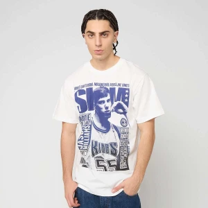 Mitchell & Ness Gardient Slam Tee Sacramento Kings mężczyźni T-Shirty i Polo biały rozmiar Odzież