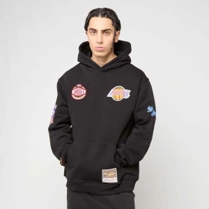 Mitchell & Ness NBA Black Out Collection Hoodie Los Angeles Lakers mężczyźni Bluzy czarny rozmiar Odzież