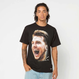 Mitchell & Ness NBPA Real Big Face Tee Luka Doncic mężczyźni T-Shirty i Polo czarny rozmiar Odzież