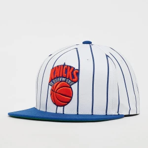 Mitchell & Ness Retro Pinstripe Snapback HWC NBA New York Knicks uniseks Czapki biały rozmiar Akcesoria