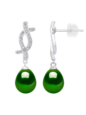 Mitzuko Srebrne kolczyki-wkrętki z perłami rozmiar: onesize