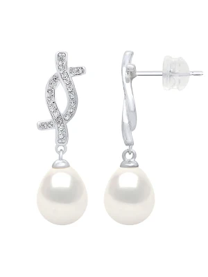 Mitzuko Srebrne kolczyki-wkrętki z perłami rozmiar: onesize