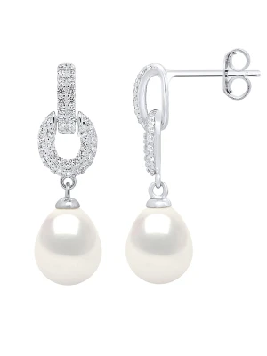 Mitzuko Srebrne kolczyki-wkrętki z perłami rozmiar: onesize