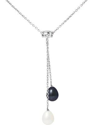 Mitzuko Srebrny naszyjnik "Talisman" z perłą - dł. 42 cm rozmiar: onesize
