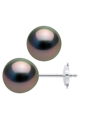 Mitzuko Złote kolczyki-wkrętki z perłami rozmiar: onesize