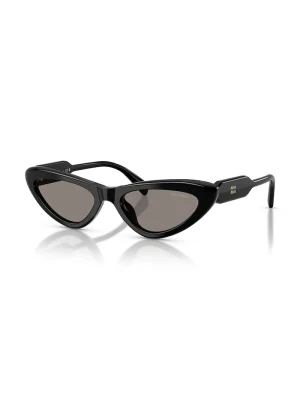 Miu Miu okulary przeciwsłoneczne kocie oczy damskie czarny