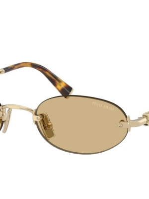 MIU MIU Okulary przeciwsłoneczne MU A54S złoty