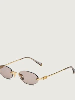 MIU MIU Okulary przeciwsłoneczne MU A54S złoty