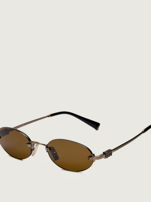 MIU MIU Okulary przeciwsłoneczne MU A54S złoty
