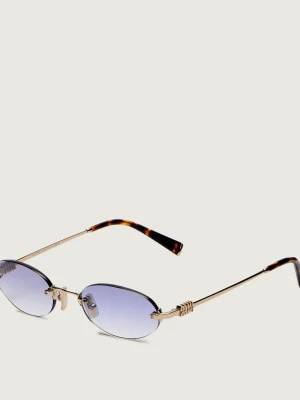 MIU MIU Okulary przeciwsłoneczne MU A54S złoty