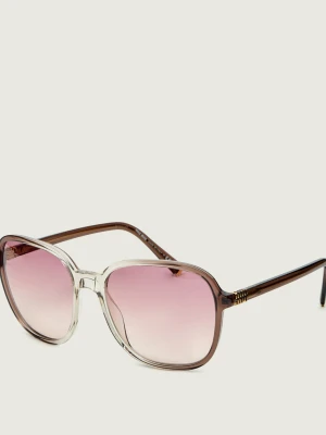 MIU MIU Okulary przeciwsłoneczne MU B01S brązowy