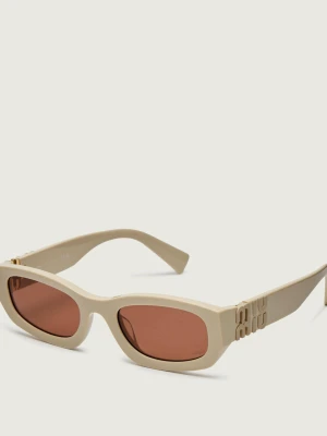 MIU MIU Okulary przeciwsłoneczne MU B04S beżowy