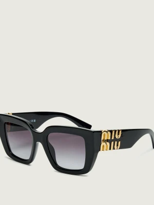 MIU MIU Okulary przeciwsłoneczne MU B05S czarny