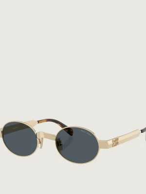 MIU MIU Okulary przeciwsłoneczne MU B51S złoty
