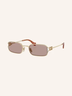 Miu Miu Okulary Przeciwsłoneczne Mu c50s gold