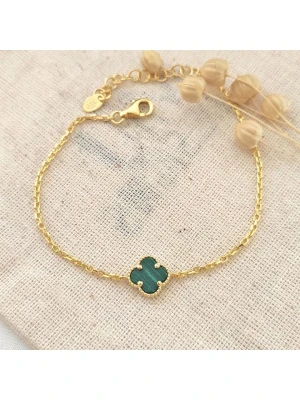 Miu Silver Pozłacana bransoletka z masą perłową rozmiar: onesize