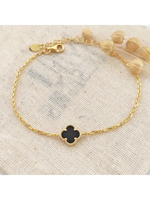 Miu Silver Pozłacana bransoletka z masą perłową rozmiar: onesize