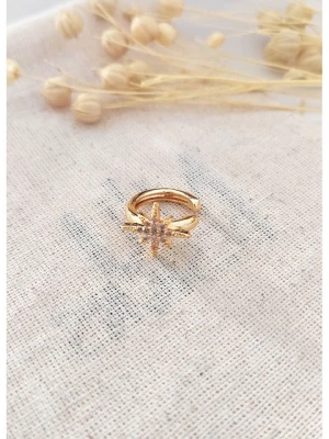 Miu Silver Pozłacana nausznica z cyrkoniami rozmiar: onesize