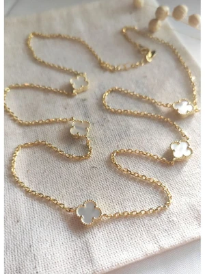 Miu Silver Pozłacany naszyjnik z elementami ozdobnymi - dł. 60 cm rozmiar: onesize