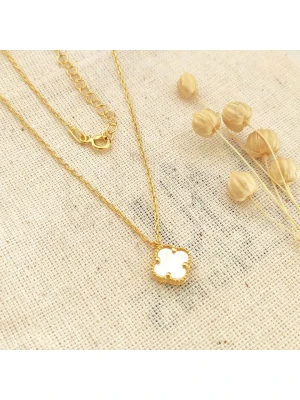 Miu Silver Pozłacany naszyjnik z zawieszką - dł. 42 cm rozmiar: onesize