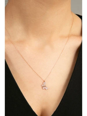 Miu Silver Pozłacany naszyjnik z zawieszką - dł. 42 cm rozmiar: onesize