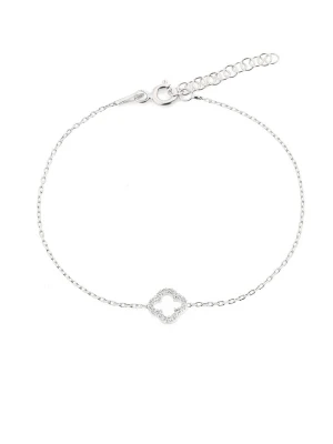 Miu Silver Srebrna bransoletka z cyrkoniami rozmiar: onesize