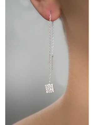 Miu Silver Srebrne kolczyki z cyrkoniami rozmiar: onesize