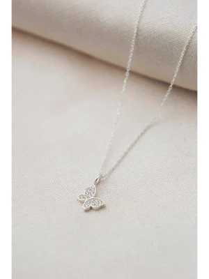 Miu Silver Srebrny naszyjnik z zawieszką - dł. 42 cm rozmiar: onesize