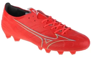 Mizuno Alpha Elite FG P1GA236264, Męskie, Czerwone, buty piłkarskie - korki, syntetyk, rozmiar: 44,5