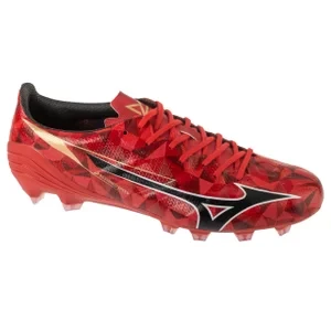 Mizuno Alpha II Pro FG P1GA256460, Męskie, Czerwone, buty piłkarskie - korki, skóra syntetyczna, rozmiar: 41