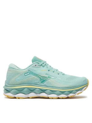 Mizuno Buty do biegania Wave Sky 7 J1GD2302 Turkusowy