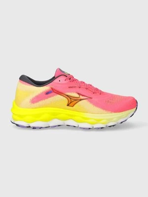 Mizuno buty do biegania Wave Sky 7 kolor różowy J1GD2302