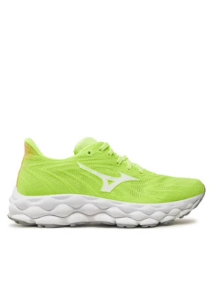 Mizuno Buty do biegania Wave Sky 8 J1GD2402 Zielony