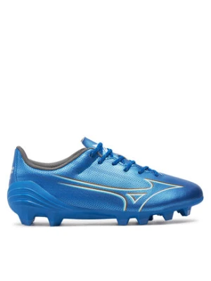 Mizuno Buty do piłki nożnej Alpha Select Fg NIÑO P1GB246527 Niebieski