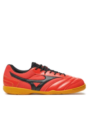 Mizuno Buty do piłki nożnej Mrl Sala Club In Q1GA240393 Czerwony