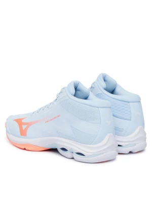 Mizuno Buty halowe Wave Lightning Pro Mid V1GC2665 Niebieski jasny