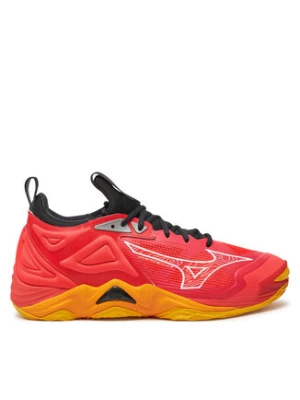 Mizuno Buty halowe Wave Momentum 3 V1GA231204 Koralowy