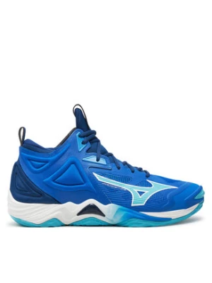 Mizuno Buty halowe Wave Momentum 3 V1GA2317 Niebieski