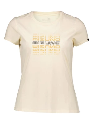 Mizuno Koszulka "Athletic" w kolorze kremowym rozmiar: M