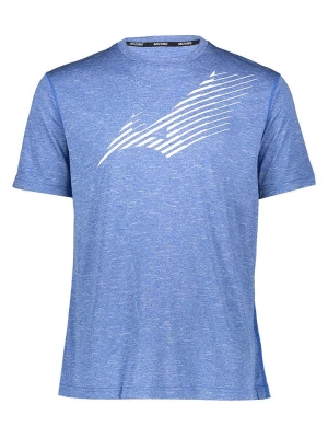 Mizuno Koszulka "Core" w kolorze błękitnym do biegania rozmiar: L